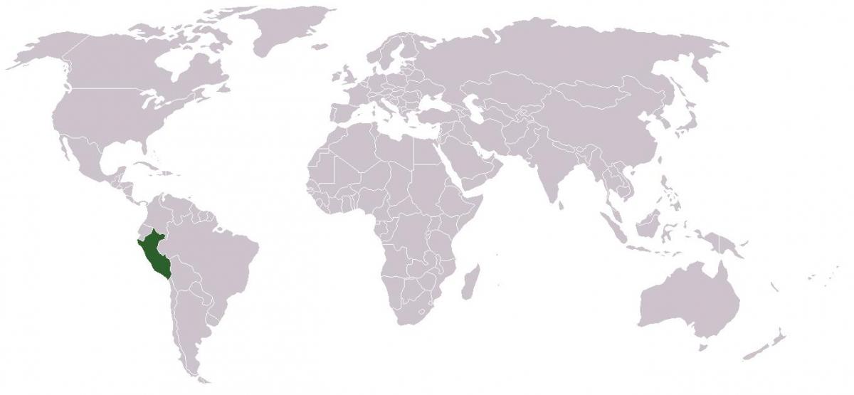 térkép Peru globális