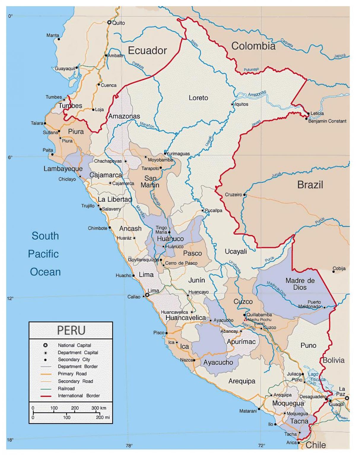 peru térkép Részletes térkép a Peru   Térkép részletes térkép Peru (Dél  peru térkép