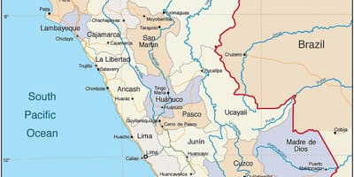 Térkép moray Peru