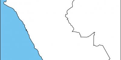 Peru üres térkép