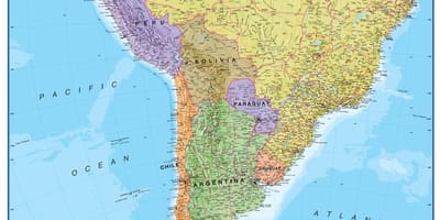 Térkép Peru dél-amerika